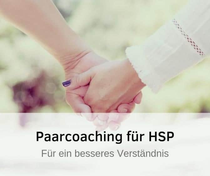 Teaserbild "Paarcoaching für HSP, für ein besseres Verständnis": zwei Hände halten einander