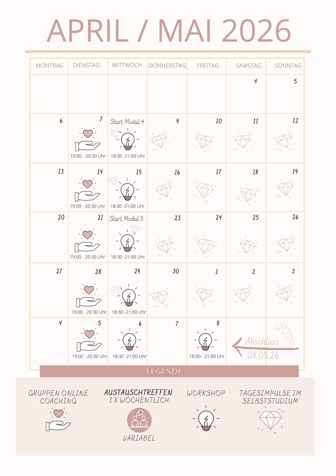 April Mai 2026 | Hochsensibilität und Trauma – Coaching, Seminare, Ausbildung | ausbildung HSP Coach Hochsensibilität