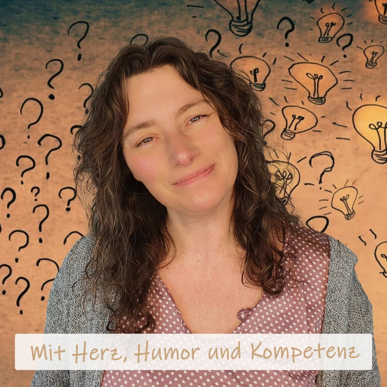 Sandra Quedenbaum, Ausbilderin für HSP-Coaches, mit dem Motto "Mit Herz, Humor und Kompetenz"